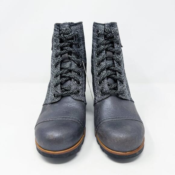 NWT Sorel Gray & Silver Joan of Arctic Wedge II PDX Bootie Women's Size 7.5 - Picture 2 of 9